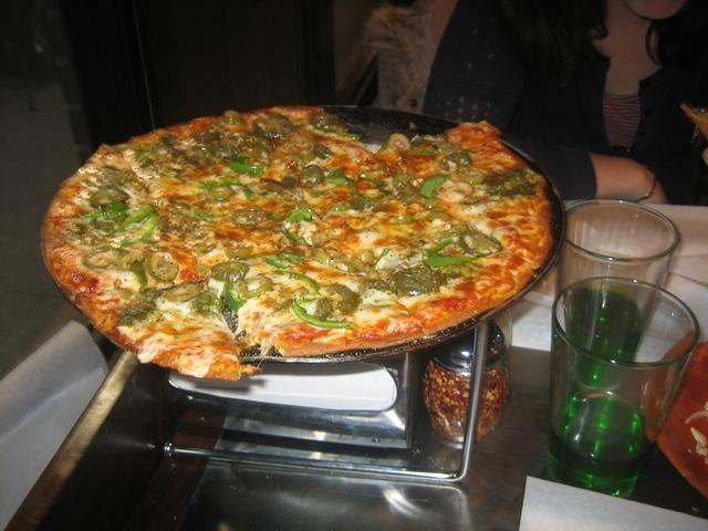 Pizza, green PBR, Denver