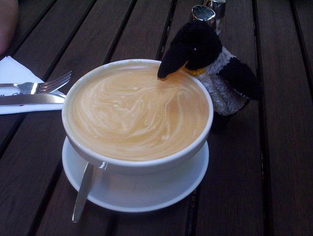 recovery bowl of latte