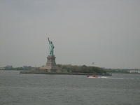 statue of liberty, from staten island ferry