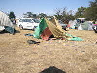 a sad tent